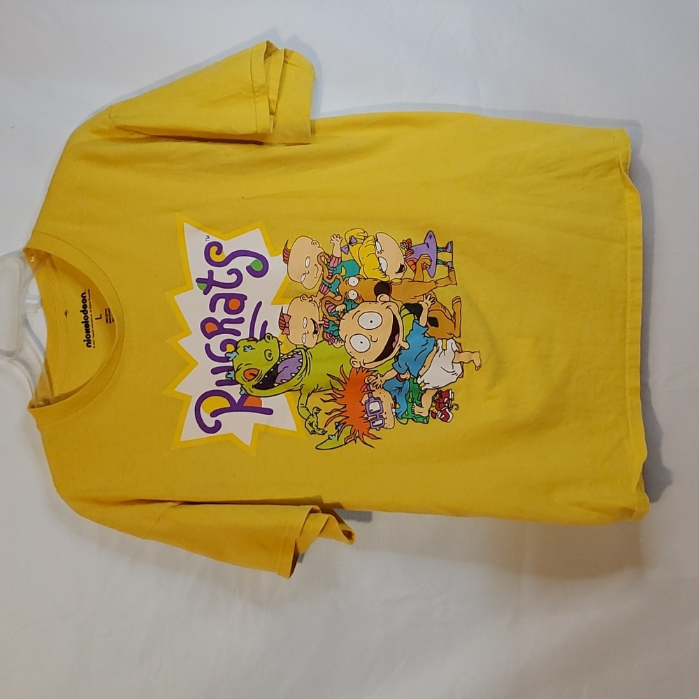 Nickelodeon Rug Rats yellow short sleeve large t-shirt